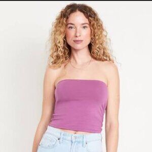 NWT Double Layer Cotton Tube Top Size M
